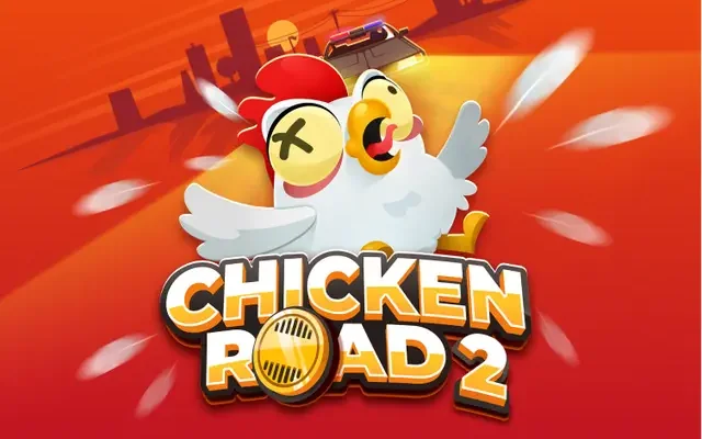Banner Chicken Road 2.0 cu două găini pe traseul extins